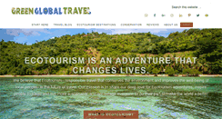 Desktop Screenshot of greenglobaltravel.com